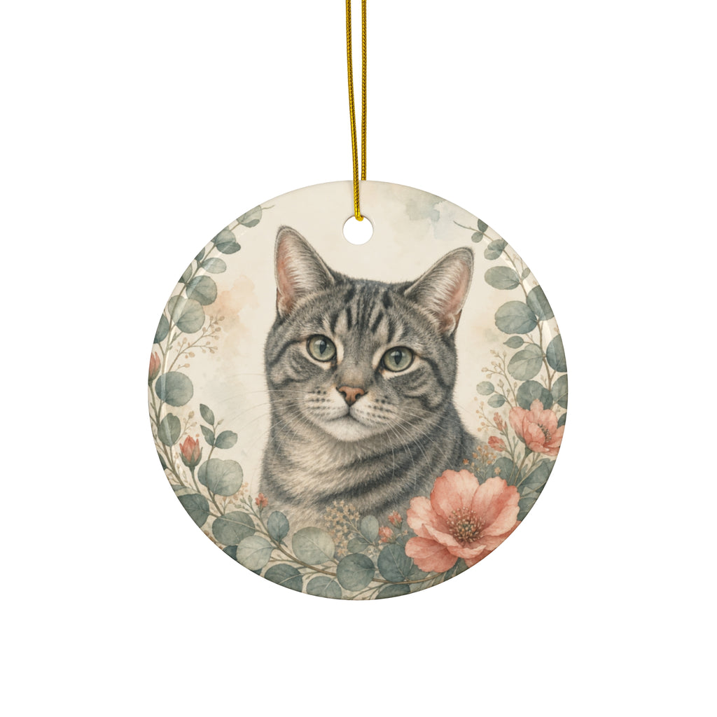 Personalized Cat Mom Ornament From Photo