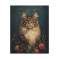 Custom Cat Portrait Canvas From Photo