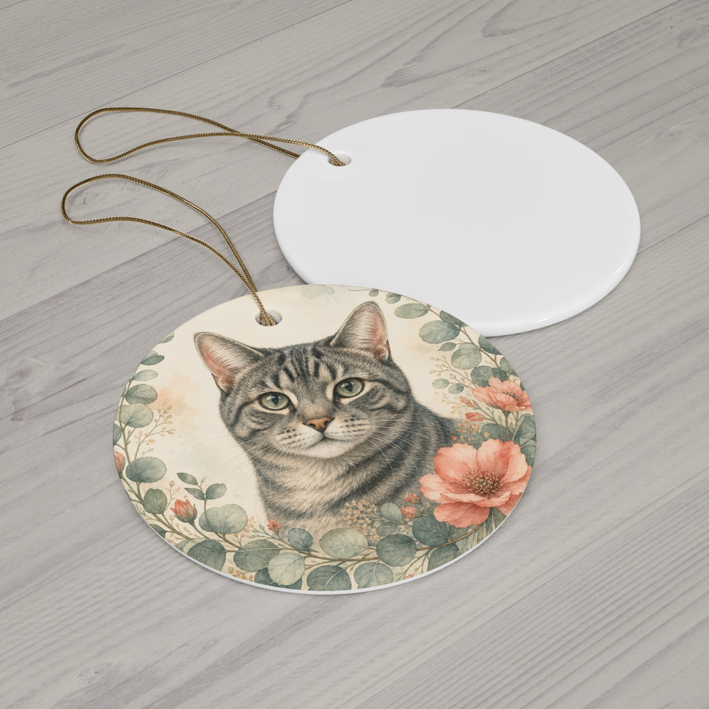 Personalized Cat Name Ornament