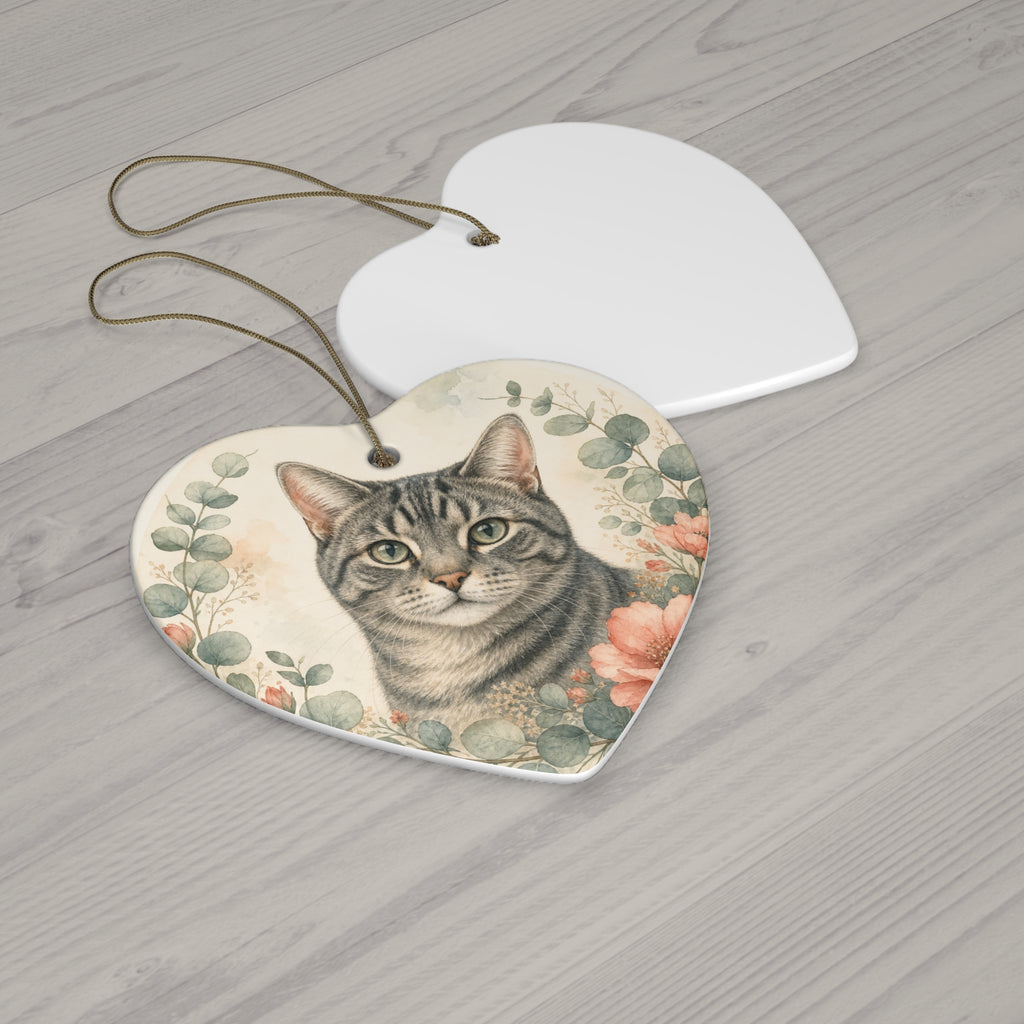 Custom Cat Christmas Ornament From Photo