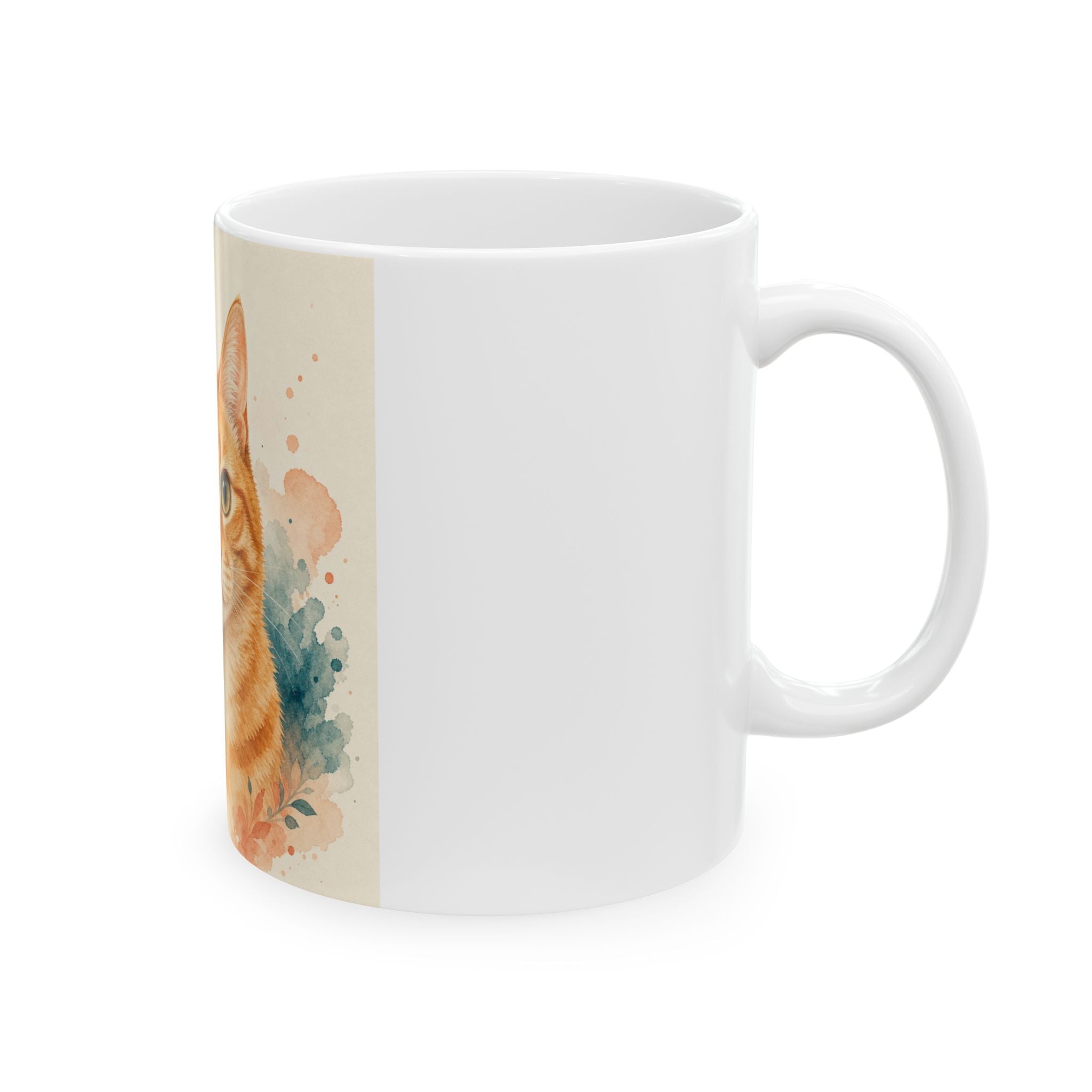 Custom Cat Portrait Mug From Photo