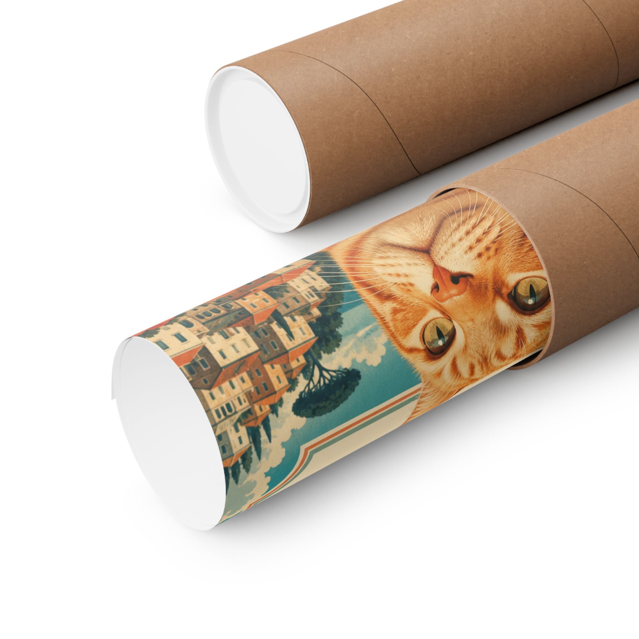 Custom Cat Name Poster From Photo