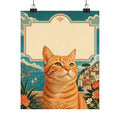 Custom Cat Name Poster From Photo