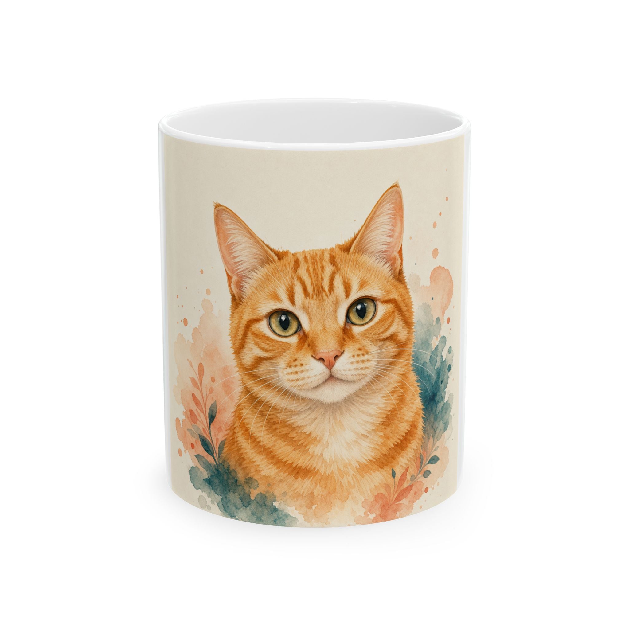 Custom Cat Portrait Mug From Photo