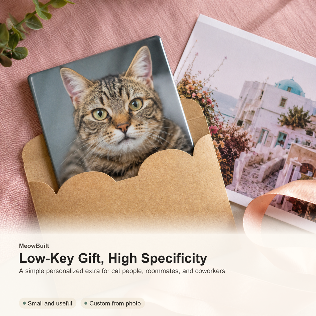 Custom Cat Photo Magnet