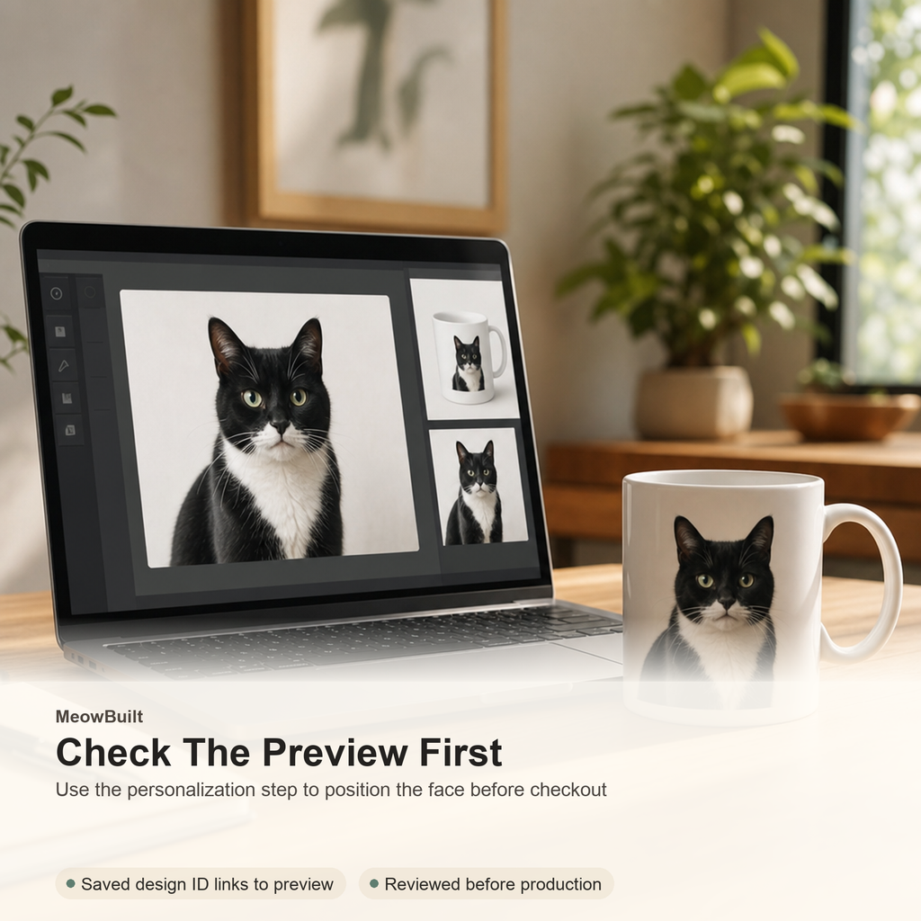 Personalized Cat Dad Mug From Photo