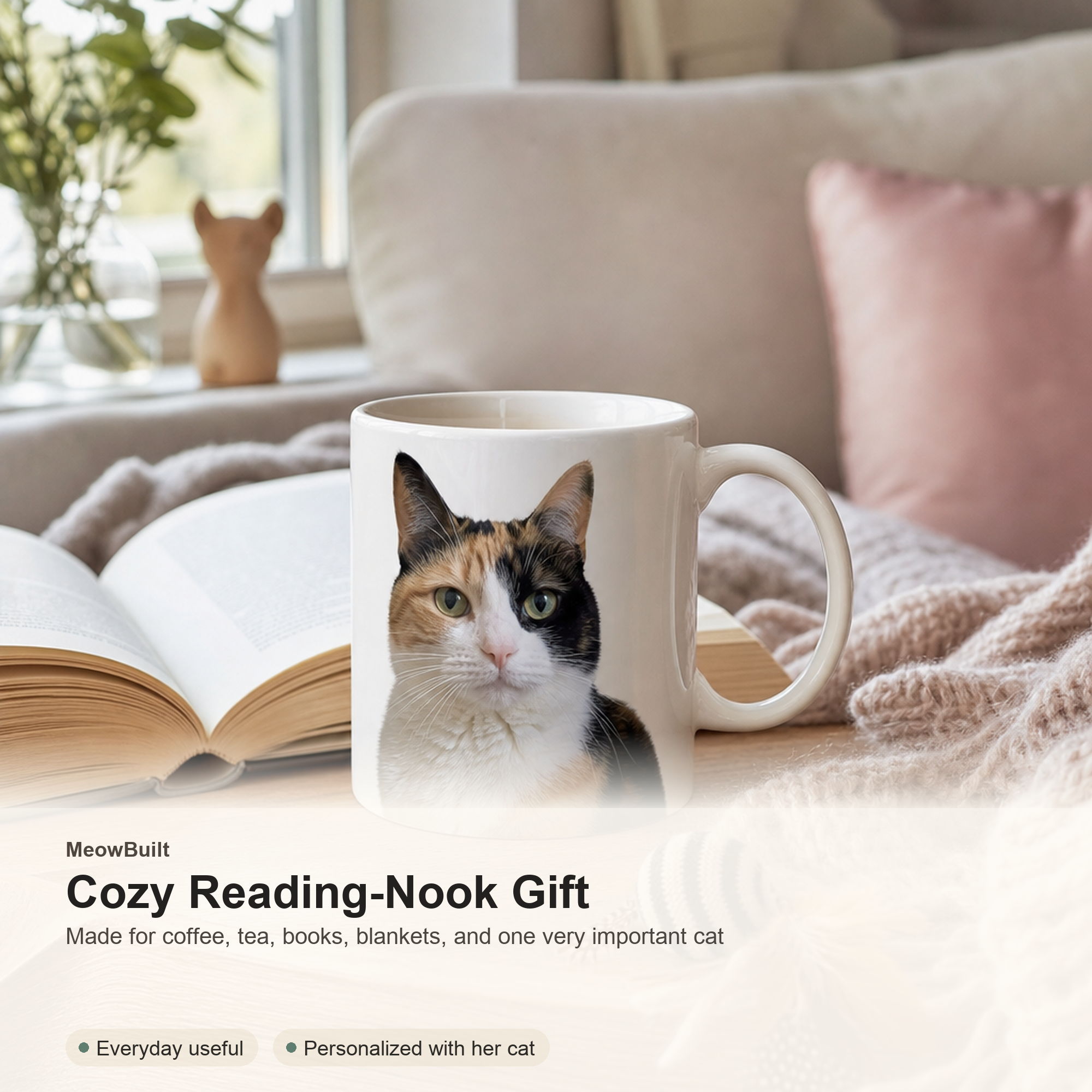 Personalized Cat Mom Mug From Photo