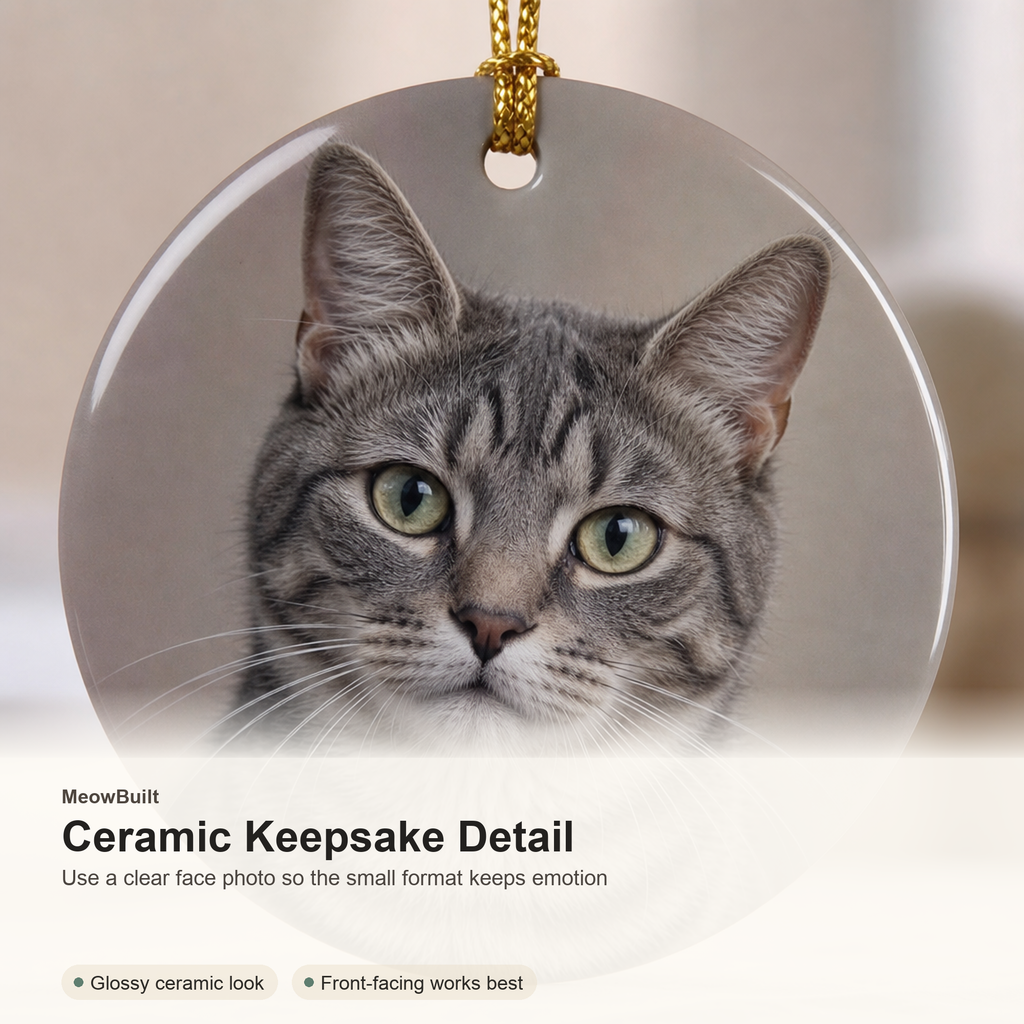 Personalized Cat Memorial Ornament