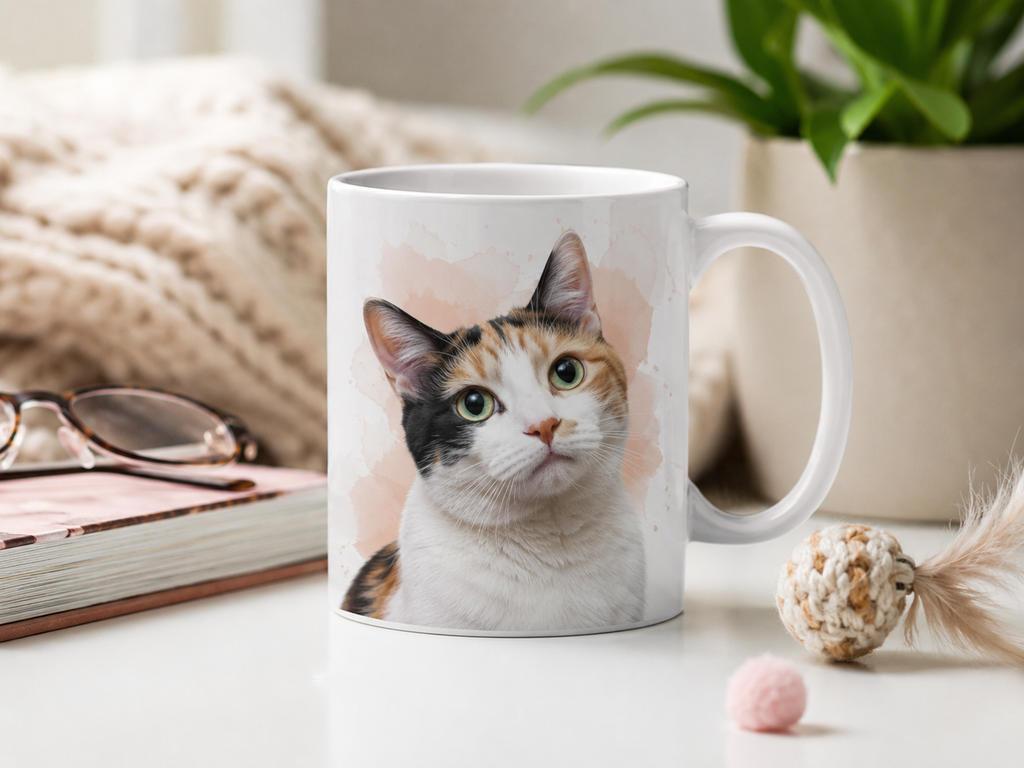 Personalized Cat Mom Mug From Photo