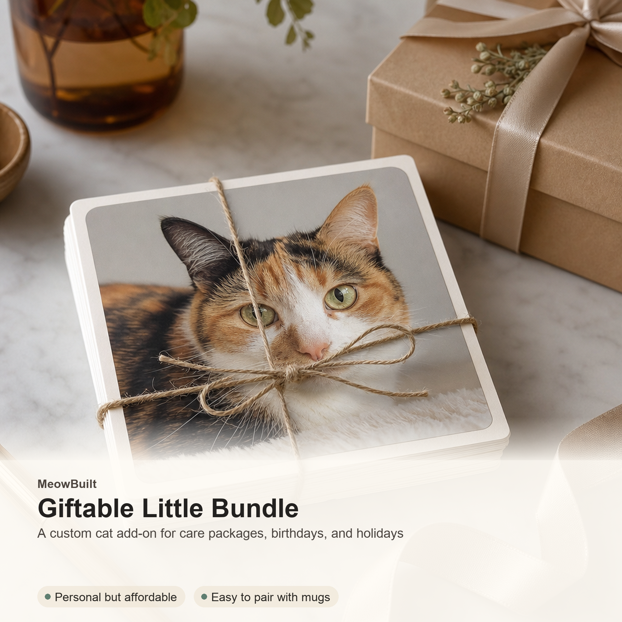 Custom Cat Photo Postcard Set