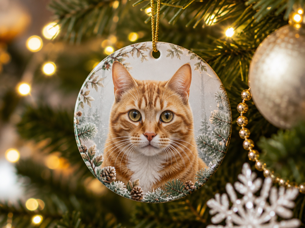 Cat gotcha day ornament and keepsake gift