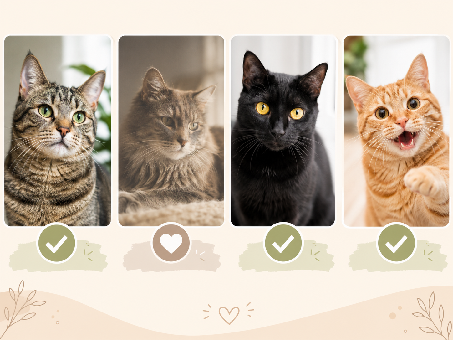 Cat photo gift examples and photo quality guidance